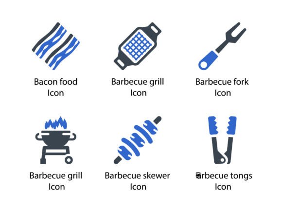 Barbecue Icon Set 1: Graphics and Icons for Real Business Use