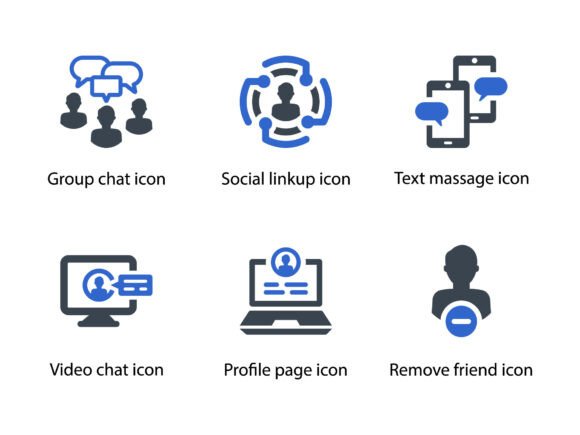 Being Social Icon Set 4: Graphics and Icons for Creative Design