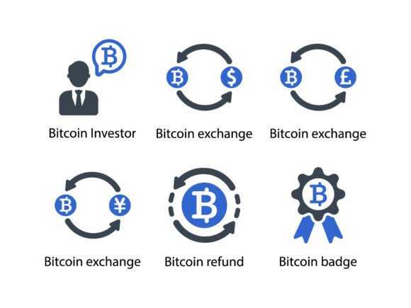 Bit Coin Icon Set 2: Graphics and Icons for Crafters