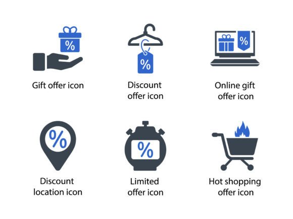 Black Friday Icon Set 8: Graphics and Icons for Branding