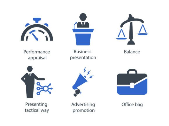 Business Management Icon Set 1: Graphics & Icons for Digital Sellers