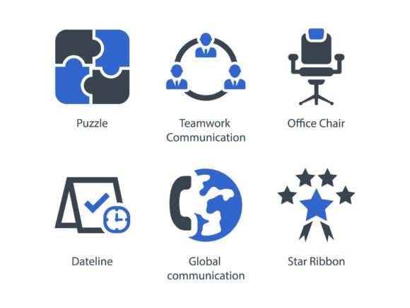 Business Management Icon Set 5: Graphics and Icons for Real Projects