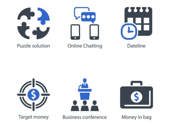 Business Office Icon Set 16: Graphics & Icons for Local Branding