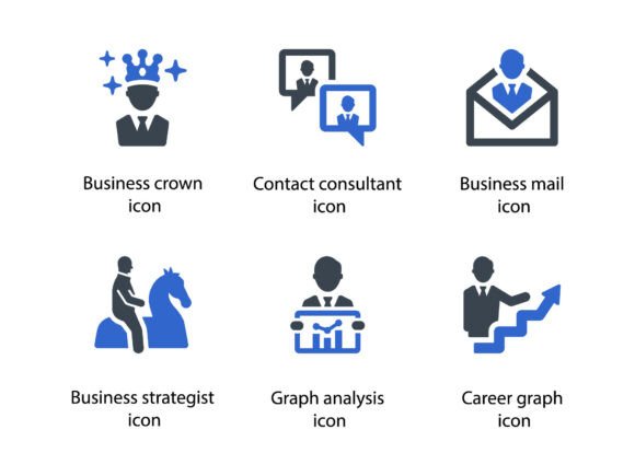 Business People Icon Set 8 - Graphics and Icons