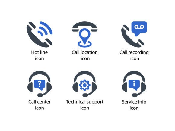 Customer Support Icon Set 5: Graphics and Icons for Branding