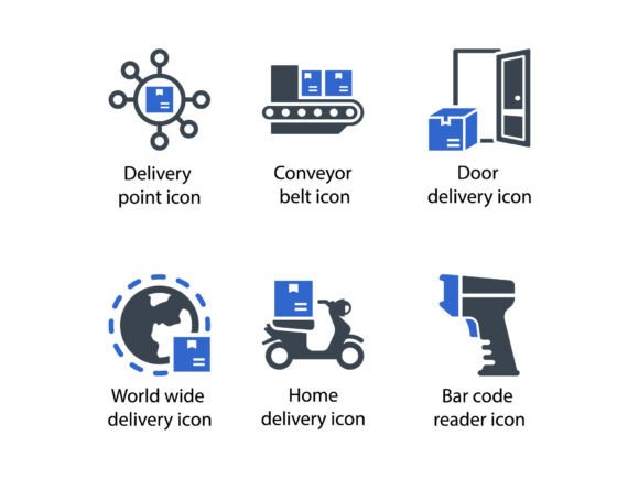 Delivery Logistics Icon Set 3: Graphics & Icons for Digital Sellers