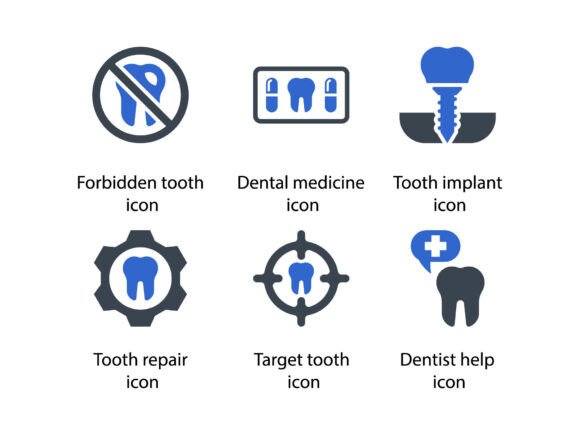 Dental Care Icon Set 10 - Graphics and Icons