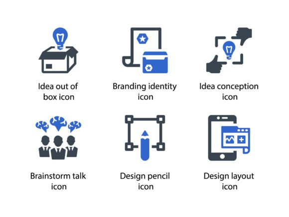 Design Creativity Icon Set 5: Graphics & Icons for Digital Sellers