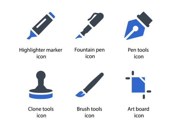Design Tools Icon Set 2: Graphics & Icons for Real Business