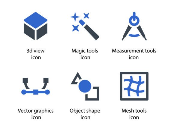 Design Tools Icon Set 3: Graphics and Icons for Professional Publishing