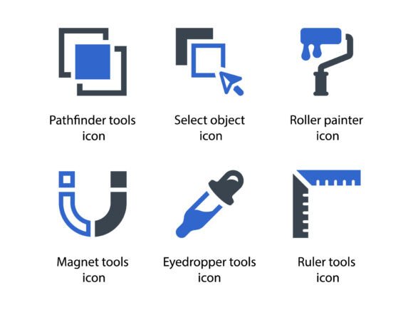 Design Tools Icon Set 6: Graphics & Icons for Modern Publishing