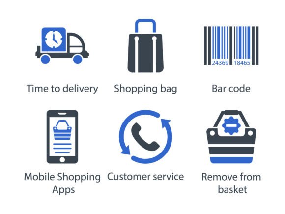 E Commerce Shopping Icon Set 8