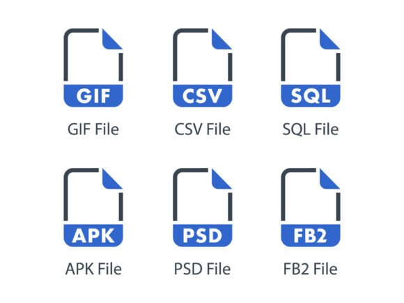 File Formats Icon Set 5: Graphics & Icons for Real Projects