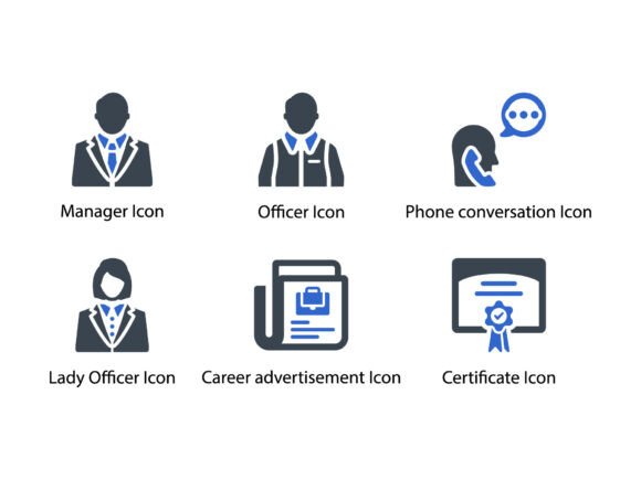 Find Job Interview Icon Set 2: Graphics and Icons for Branding