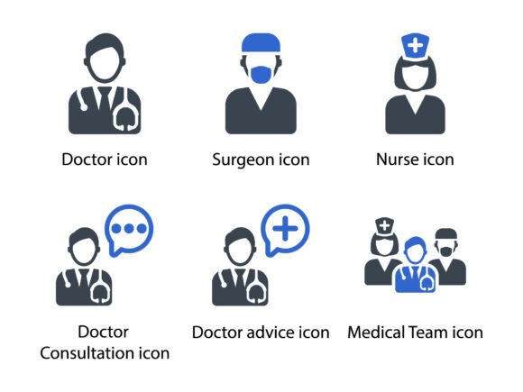 Medical Healthcare Icon Set 2: Graphics and Icons for Professional Design