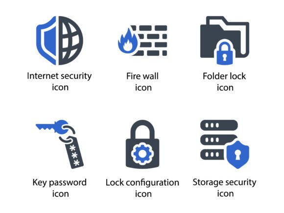 Security Icon Set 9: Graphics and Icons for Digital Sellers
