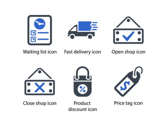 Shopping E Commerce Icon Set 7: Graphics and Icons for Digital Publishing